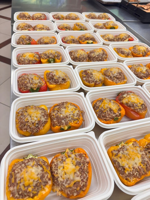 Beef Stuffed Peppers - Fresh 'N Tasty - Naples Meal Prep