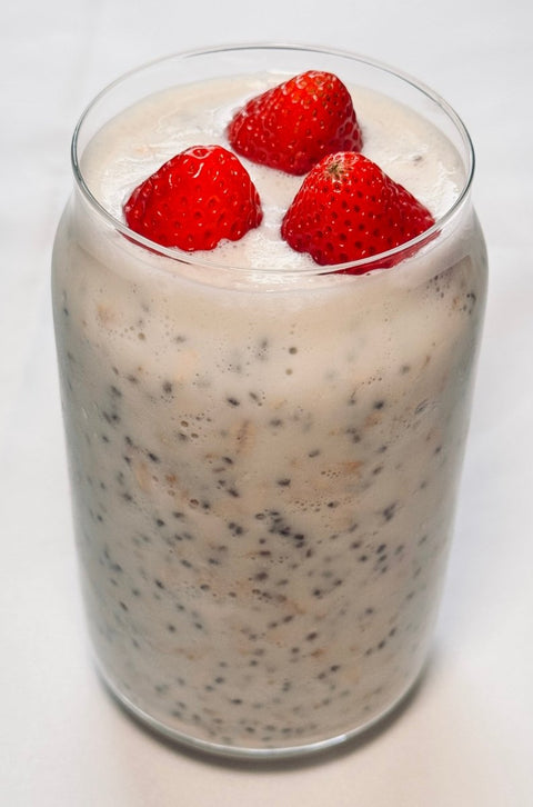Cheesecake Protein Powder Oats W/Strawberries - Fresh 'N Tasty - Naples Meal Prep