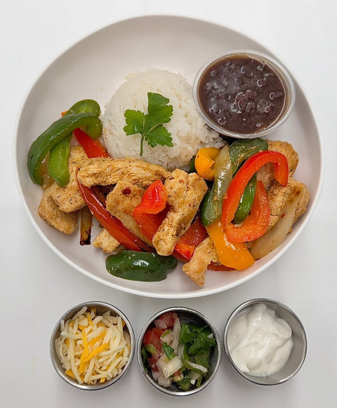 Chicken Fajita Bowl - Fresh 'N Tasty - Naples Meal prep