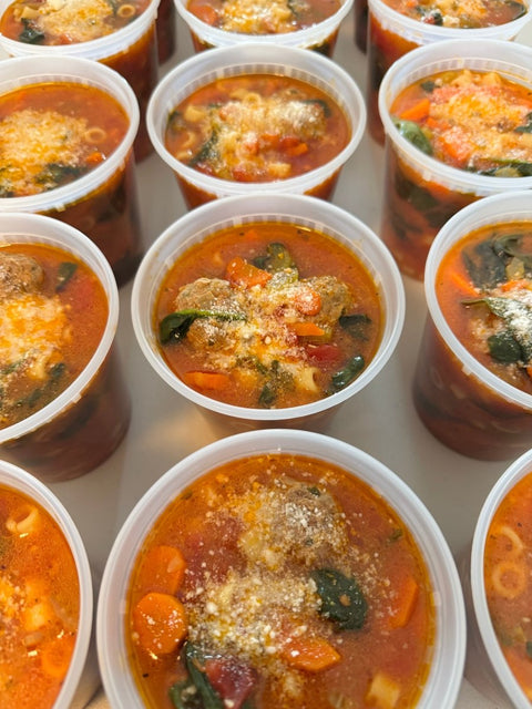 Meatballs Soup 24oz - Fresh 'N Tasty - Naples Meal Prep