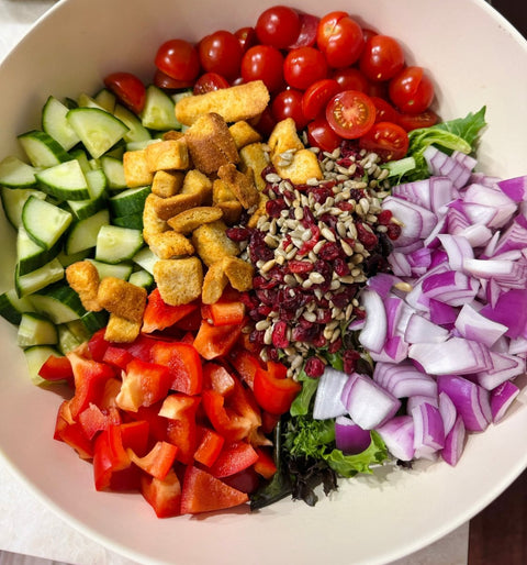MY FAVORITE Garden Salad - Pick your protein - Fresh 'N Tasty - Naples Meal Prep