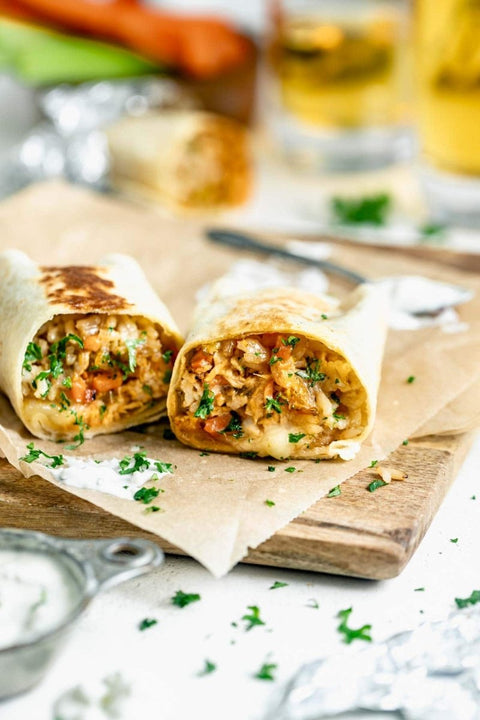 Power - Fuel Chicken Wrap - Served W/side of fresh mixed greens - Fresh 'N Tasty - Naples Meal Prep