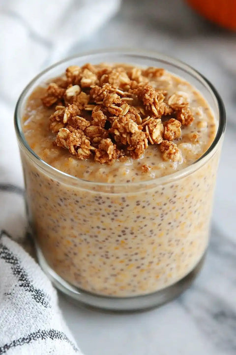 Pumpkin Overnight Oats - Fresh 'N Tasty - Naples Meal Prep