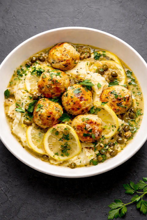 Chicken Piccata Meatballs (GF)