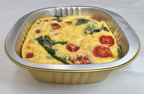 Frittata - (New Larger Serving) Foil Square Pan 5" X 5"