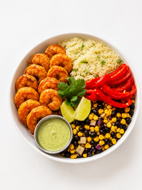 Shrimp Mexican Bowl (Low Carb Option)