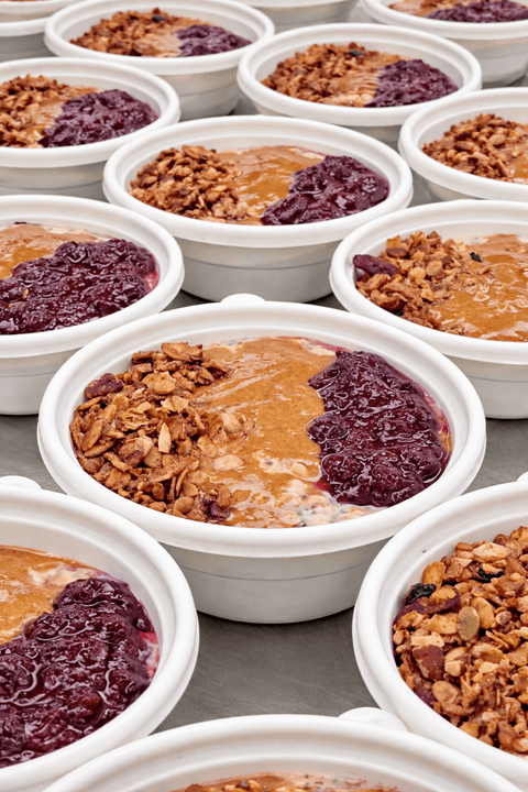Almond Berry Crunch Overnight Oats - Fresh 'N Tasty - Naples Meal Prep