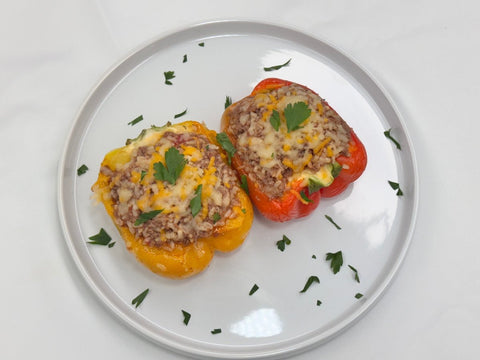 Beef Stuffed Peppers - Fresh 'N Tasty - Naples Meal Prep