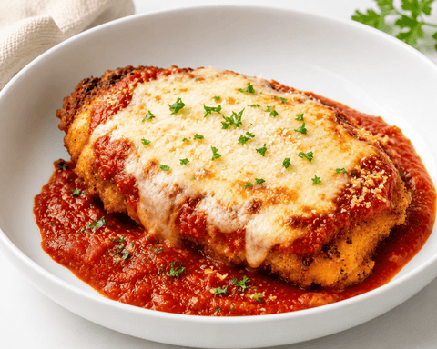 Bell & Evans Chicken Parmesan (Choose your side) - Fresh 'N Tasty - Naples Meal Prep