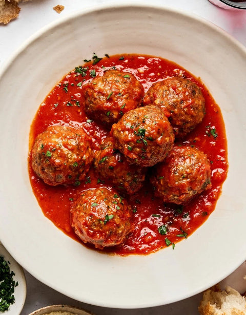 BULK 1LB Italian Meatballs in Marinara (GF) - Fresh 'N Tasty - Naples Meal Prep