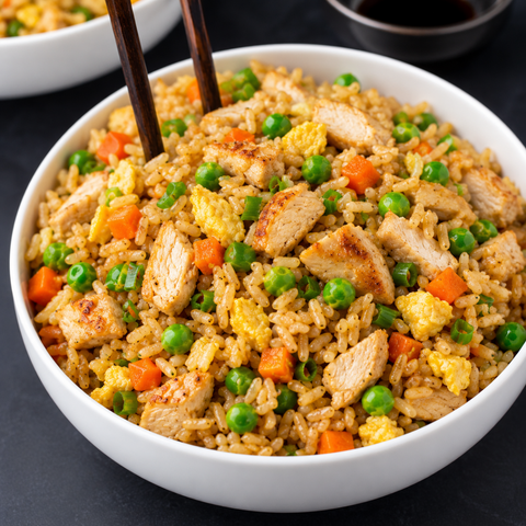 Chicken Fried Rice (Classic) (GF) - Fresh 'N Tasty - Naples Meal Prep
