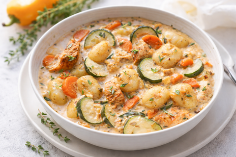 Chicken Gnocchi Soup 24oz - Fresh 'N Tasty - Naples Meal Prep