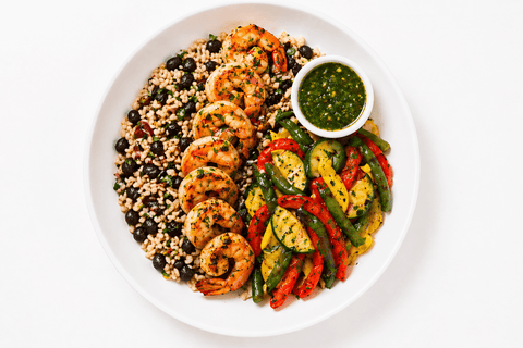Chimichurri Shrimp Bowl (GF) - Fresh 'N Tasty - Naples Meal Prep