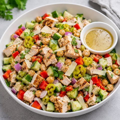Chopped Chicken & Chickpea Salad - Fresh 'N Tasty - Naples Meal Prep