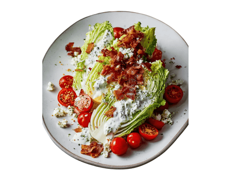 Classic Wedge Salad W/Grilled Chicken Breast - *Blue cheese dressing ON THE SIDE - Fresh 'N Tasty - Naples Meal Prep