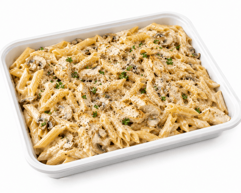 Creamy Penne Chicken Tetrazzini, Family Style (Made with Bell & Evans Chicken) - Fresh 'N Tasty - Naples Meal Prep