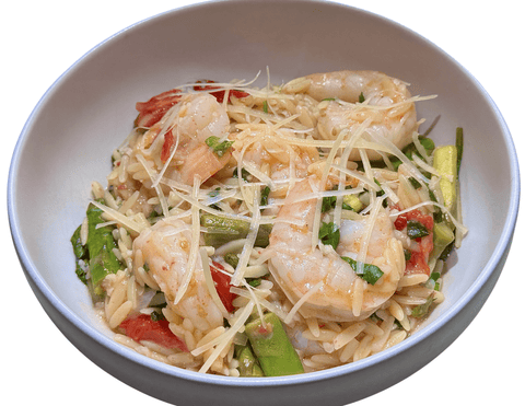 Garlic - Lemon Shrimp Orzo - Fresh 'N Tasty - Naples Meal Prep