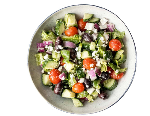 Greek Salad - Pick your protein - Fresh 'N Tasty - Naples Meal prep