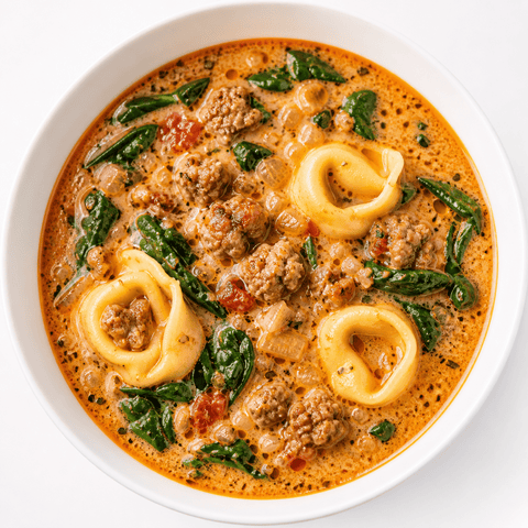 Italian Sausage Tortellini Soup (24oz) - Fresh 'N Tasty - Naples Meal Prep
