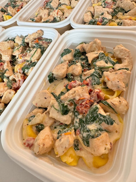 Marry Me Chicken Breast Cheese Tortellini W/Spinach - Fresh 'N Tasty - Naples Meal Prep