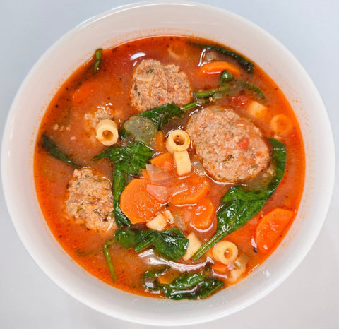 Meatballs Soup 24oz - Fresh 'N Tasty - Naples Meal Prep