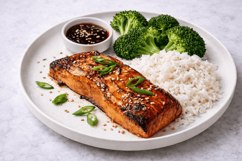 Miso - Glazed Salmon - Fresh 'N Tasty - Naples Meal Prep