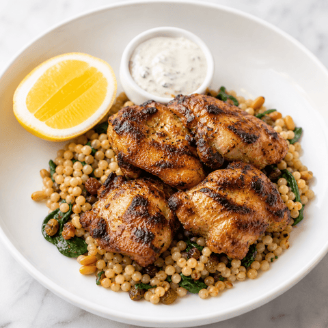 Moroccan Spiced Bell & Evans Chicken Thigh Bowl - Fresh 'N Tasty - Naples Meal Prep