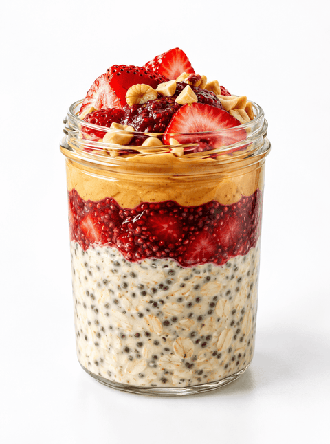 PB&J Protein Overnight Oats - Fresh 'N Tasty - Naples Meal Prep