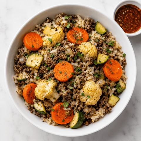 Prime Blend Harvest Beef Bowl (GF) - Fresh 'N Tasty - Naples Meal Prep
