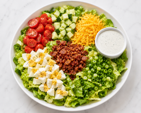 Ranch Cobb Salad - Protein of choice - Fresh 'N Tasty - Naples Meal Prep