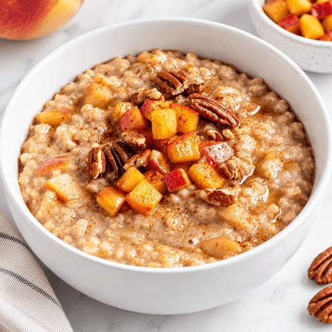 Slow-Cooker Apple Cinnamon Pecan Steel-Cut Oats - Fresh 'N Tasty - Naples Meal Prep