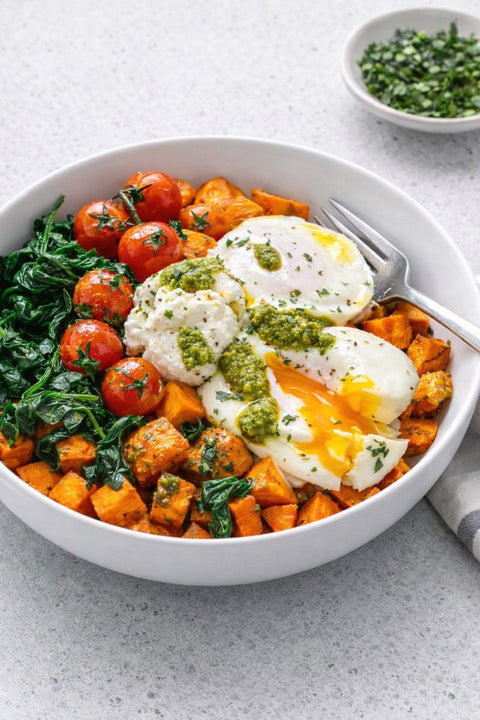Sunrise Sweet Potato Breakfast Bowl - Fresh 'N Tasty - Naples Meal Prep
