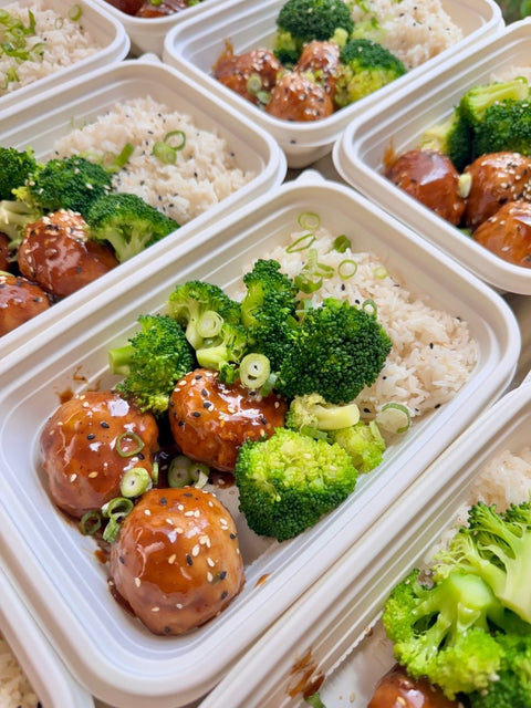 Teriyaki Chicken Meatballs - Fresh 'N Tasty - Naples Meal Prep