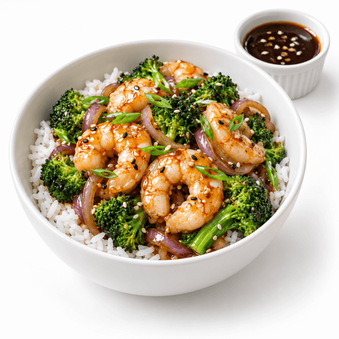 Teriyaki Shrimp Bowl - Fresh 'N Tasty - Naples Meal Prep
