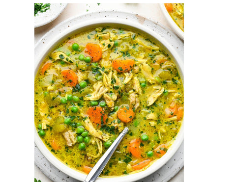 Turmeric Chicken Soup - Fresh 'N Tasty - Naples Meal Prep