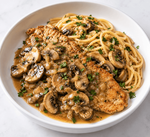 Veal Marsala - Low-Carb Option - Fresh 'N Tasty - Naples Meal Prep