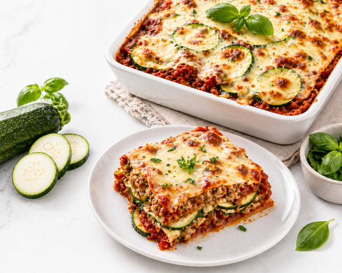 Zucchini Chicken Lasagna (Low - Carb, GF) – Family Meal - Fresh 'N Tasty - Naples Meal Prep